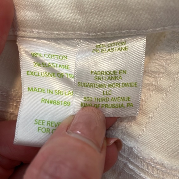 Lilly Pulitzer white flare jeans - Picture 6 of 6